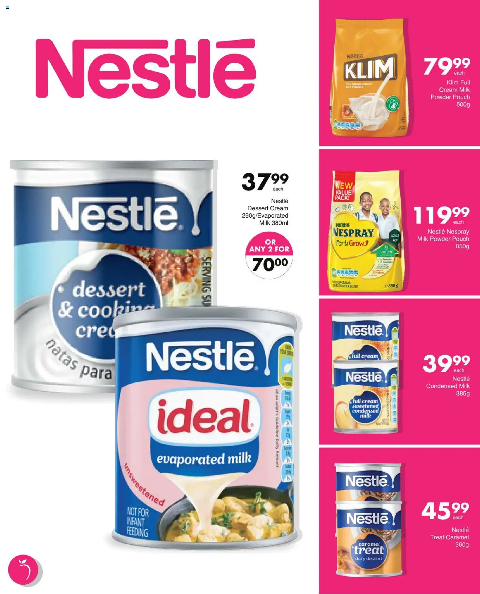 New Save catalogue – valid from 15/10/2026 | Page: 30 | Products: Dessert, Milk, Condensed milk, Caramel