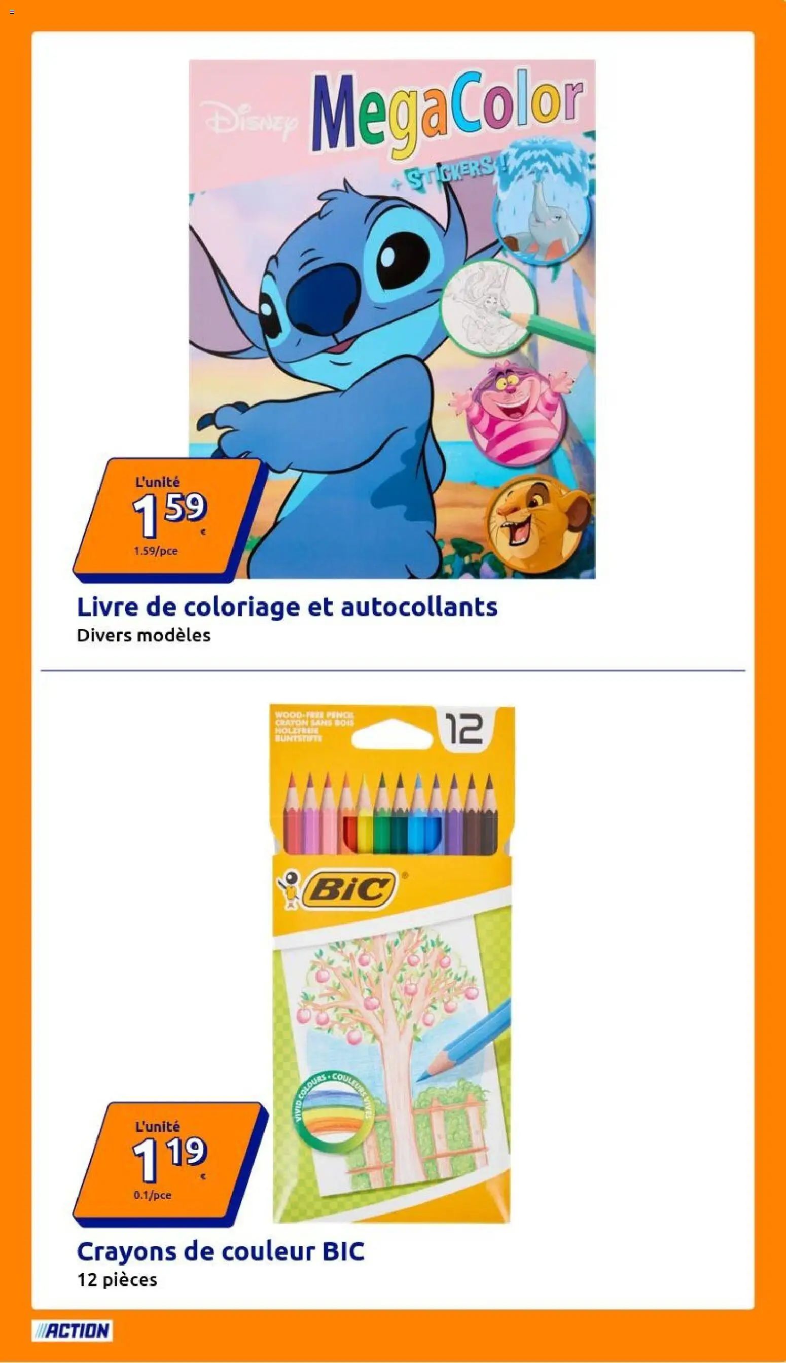 {H1} | Page: 21 | Produits: Autocollants, Livre de coloriage, Crayons de couleur, Livre