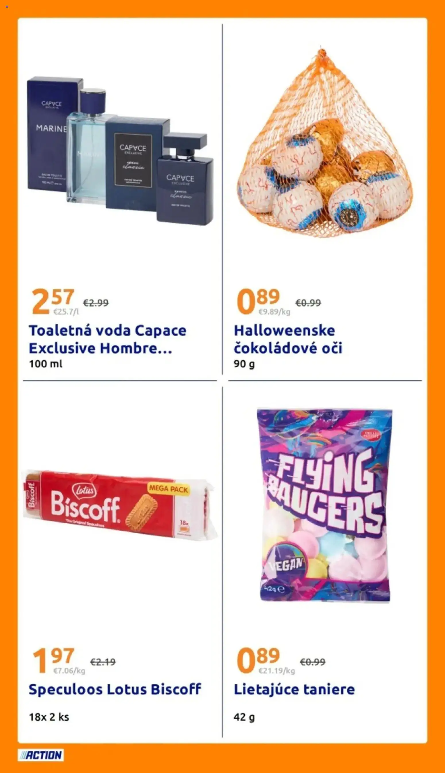 Action aktuálny leták od 14.10.2026 » aktuálna akcia | Strana: 25 | Produkty: Lotus, Taniere, Toaletná voda, Voda