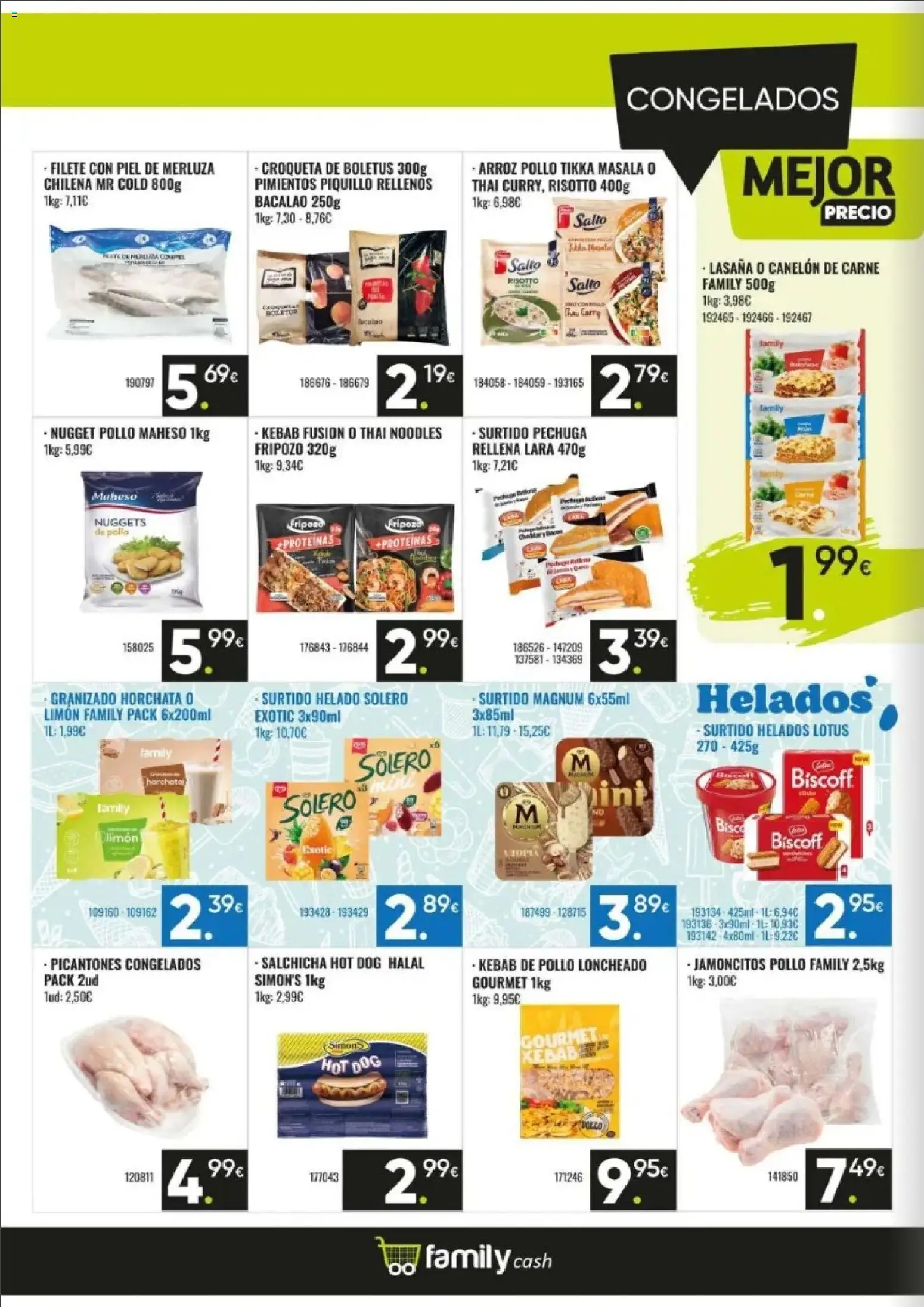 Family Cash folleto │ válido desde el 11.05.2026 | Página: 5 | Productos: Arroz, Helado, Lasaña, Filete