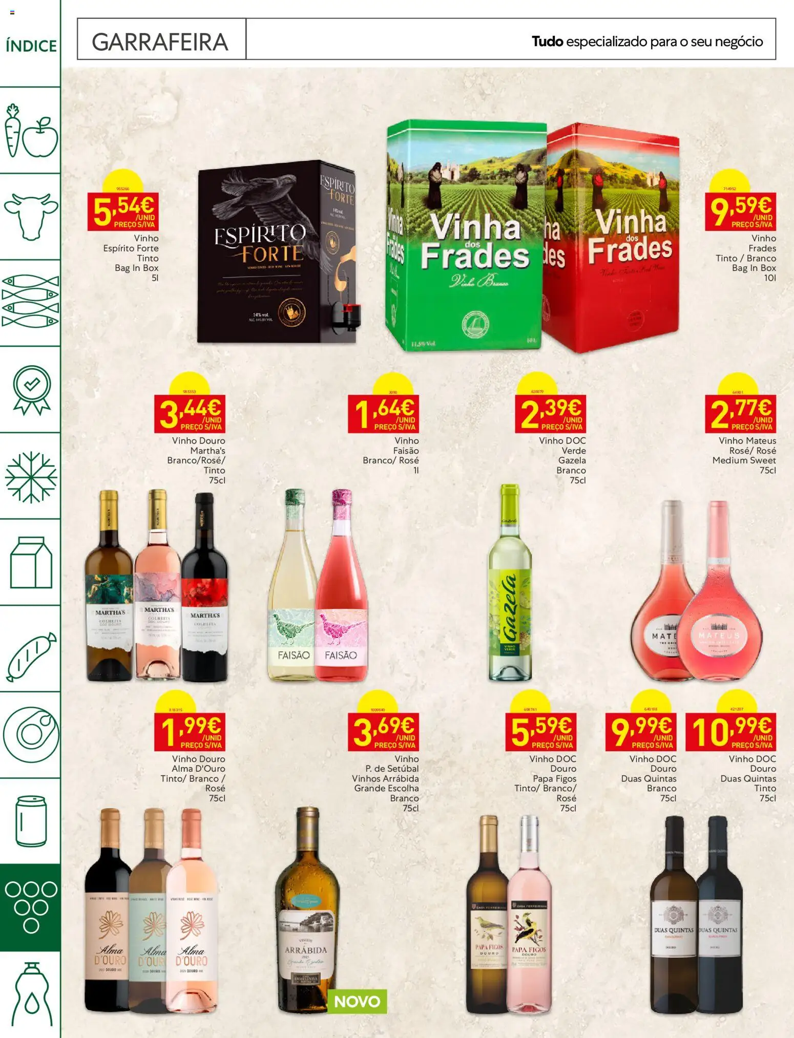 Recheio Horeca Madeira │ válido de 11/08/2026 | Página: 22 | Produtos: Figos, Papa, Vinho
