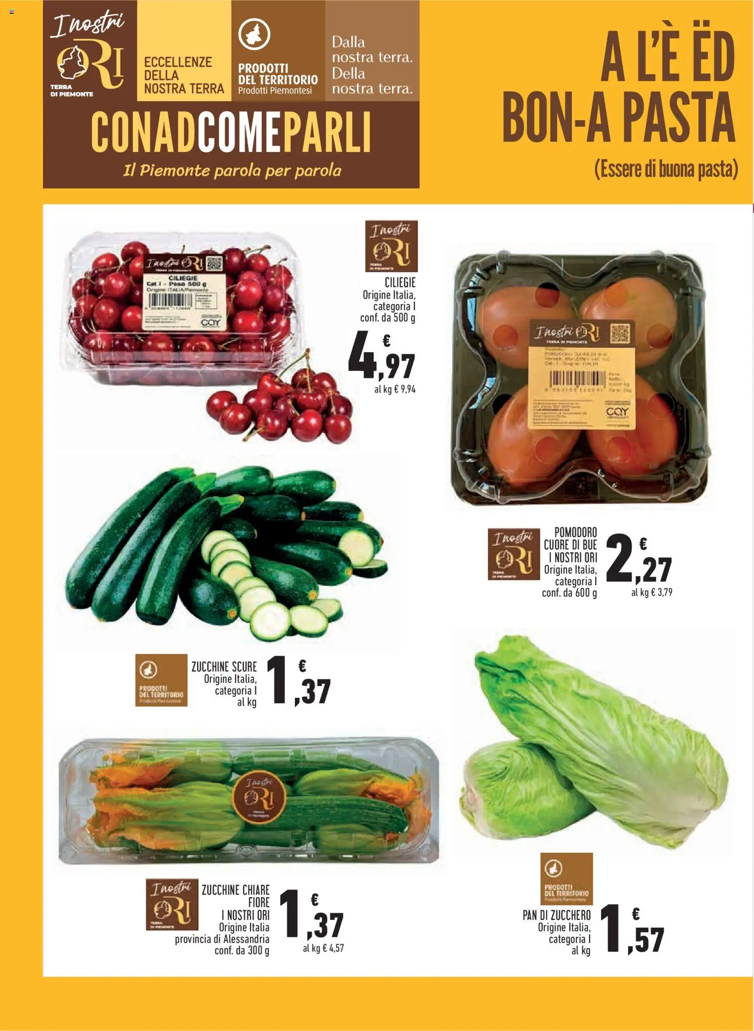 Volantino Conad del 18.06.2026 | Pagina: 8 | Prodotti: Zucchero, Pomodoro, Pasta, Terra