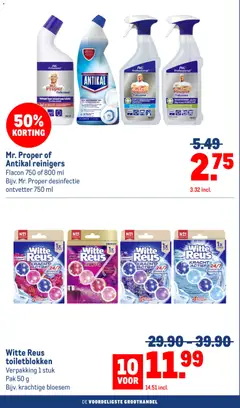 Makro - Folder - Voorbeeld van een folder van Makro, geldig van 23-09-2026 | Pagina: 110 | Producten: Geuren, Allesreiniger, Wc, Gel