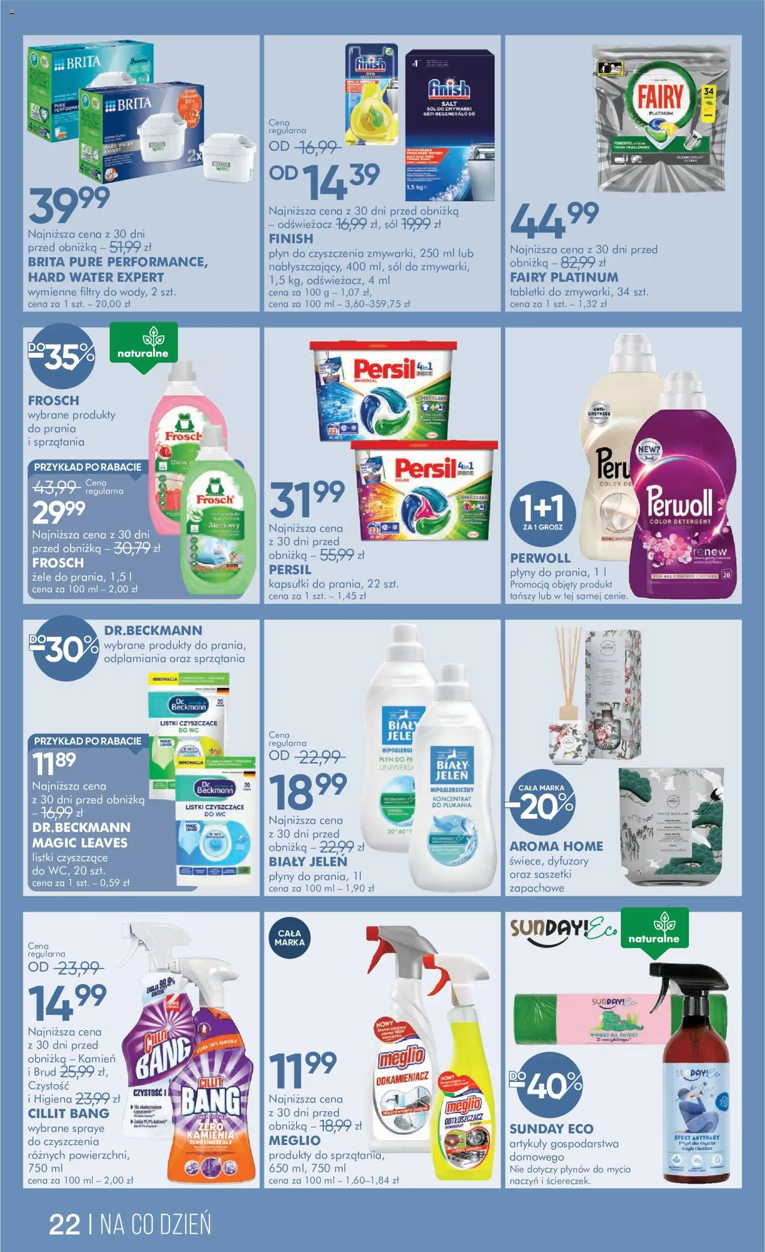 Super-pharm gazetka od 30.05.2026 | Strona: 22 | Produkty: Meglio, Odświeżacz, Sól do zmywarki, Fairy