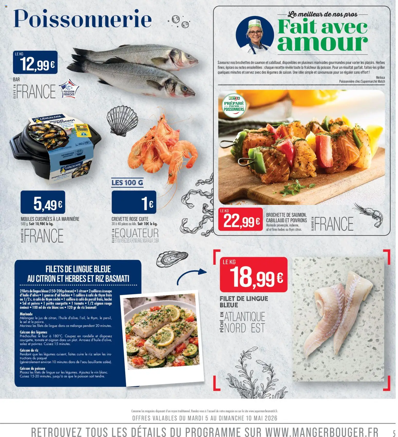 {H1} | Page: 5 | Produits: Four, Poivre, Poisson, Saumon