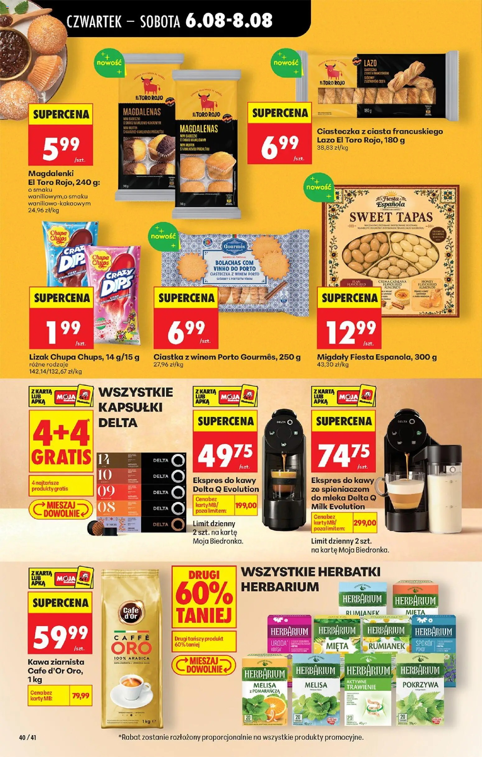 Biedronka gazetka od czwartku od 06.08.2026 | Strona: 66 | Produkty: Mleka, Mięta, Ciasteczka, Melisa