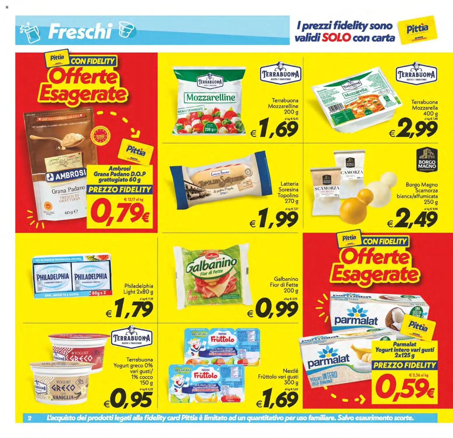 Volantino SuperConveniente del 01/09/2026 | Pagina: 2 | Prodotti: Yogurt greco, Grattugia, Yogurt, Mozzarella