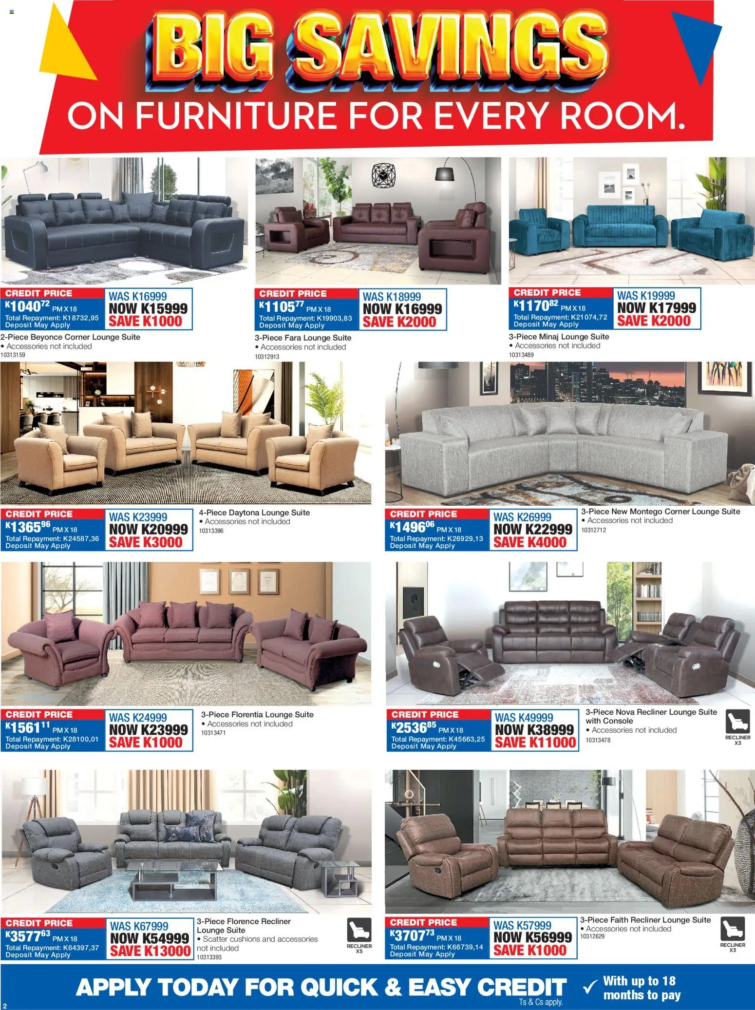 New OK Furniture catalogue – valid from 16.03.2026 | Page: 2 | Products: Lounge suite