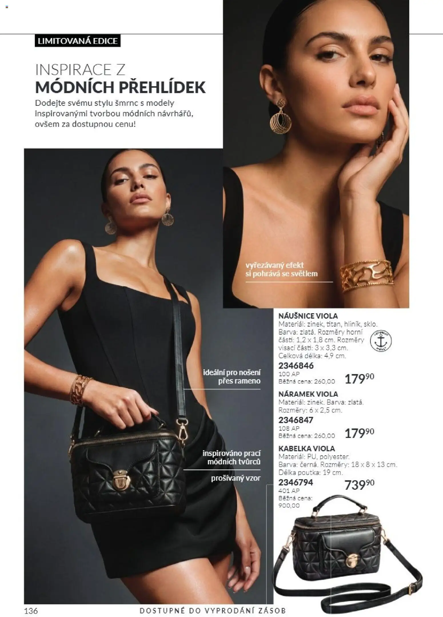 Avon Katalog 10/2026 od 01.10.2026 | Strana: 136 | Produkty: Kabelka, Naušnice, Modely
