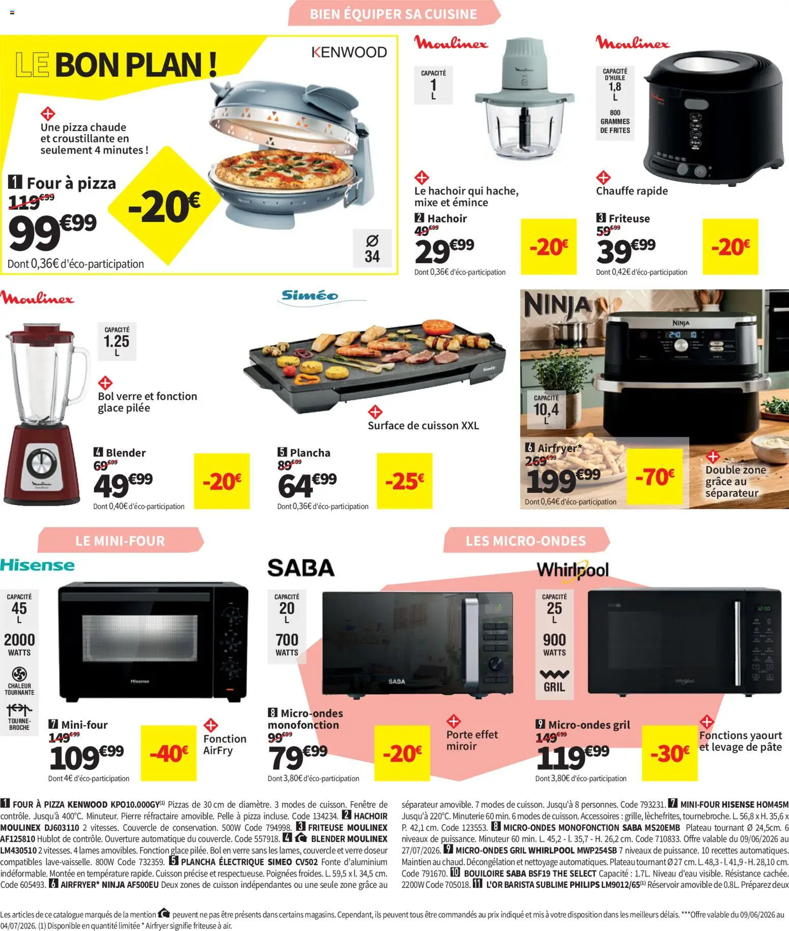 {H1} | Page: 46 | Produits: Plateau, Friteuse, Bol, Porte