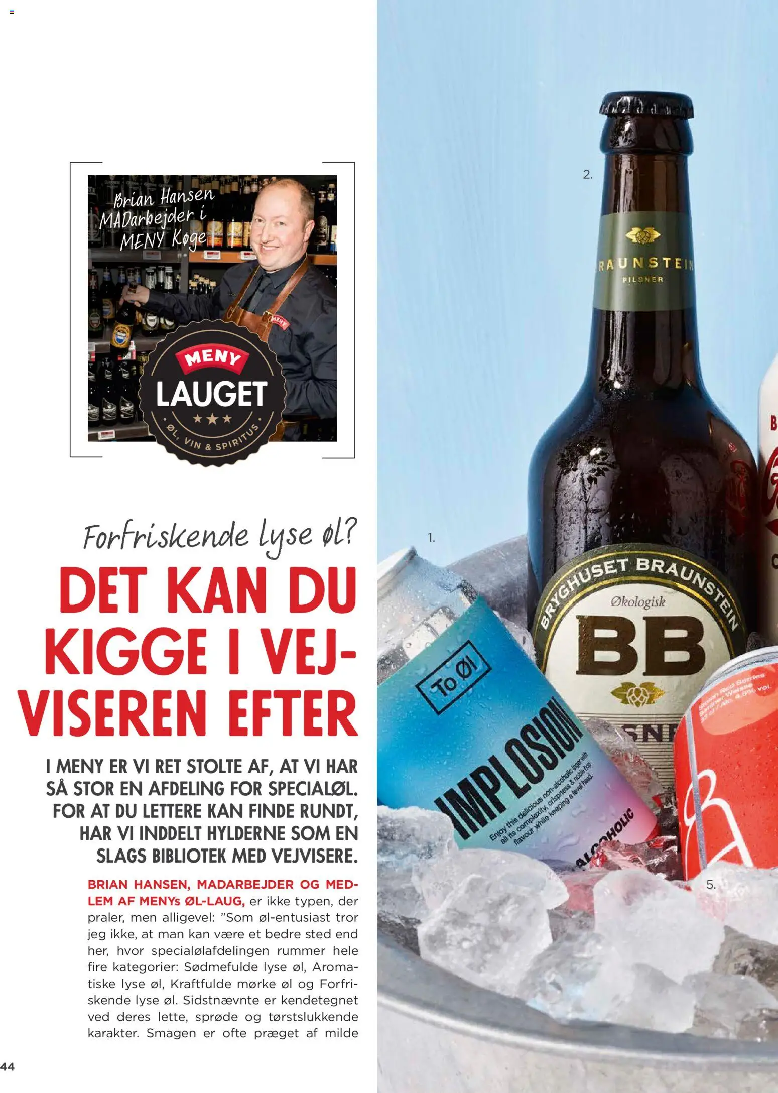 Meny tilbudsavis – gyldig fra 31/07/2026 | Side: 44 | Produkter: Øl, Søm, Bibliotek