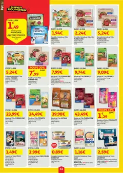 Pré-visualização Auchan folheto válido de 30/07/2026 | Página: 44 | Produtos: Purina one, Peru, Salmão, Arroz