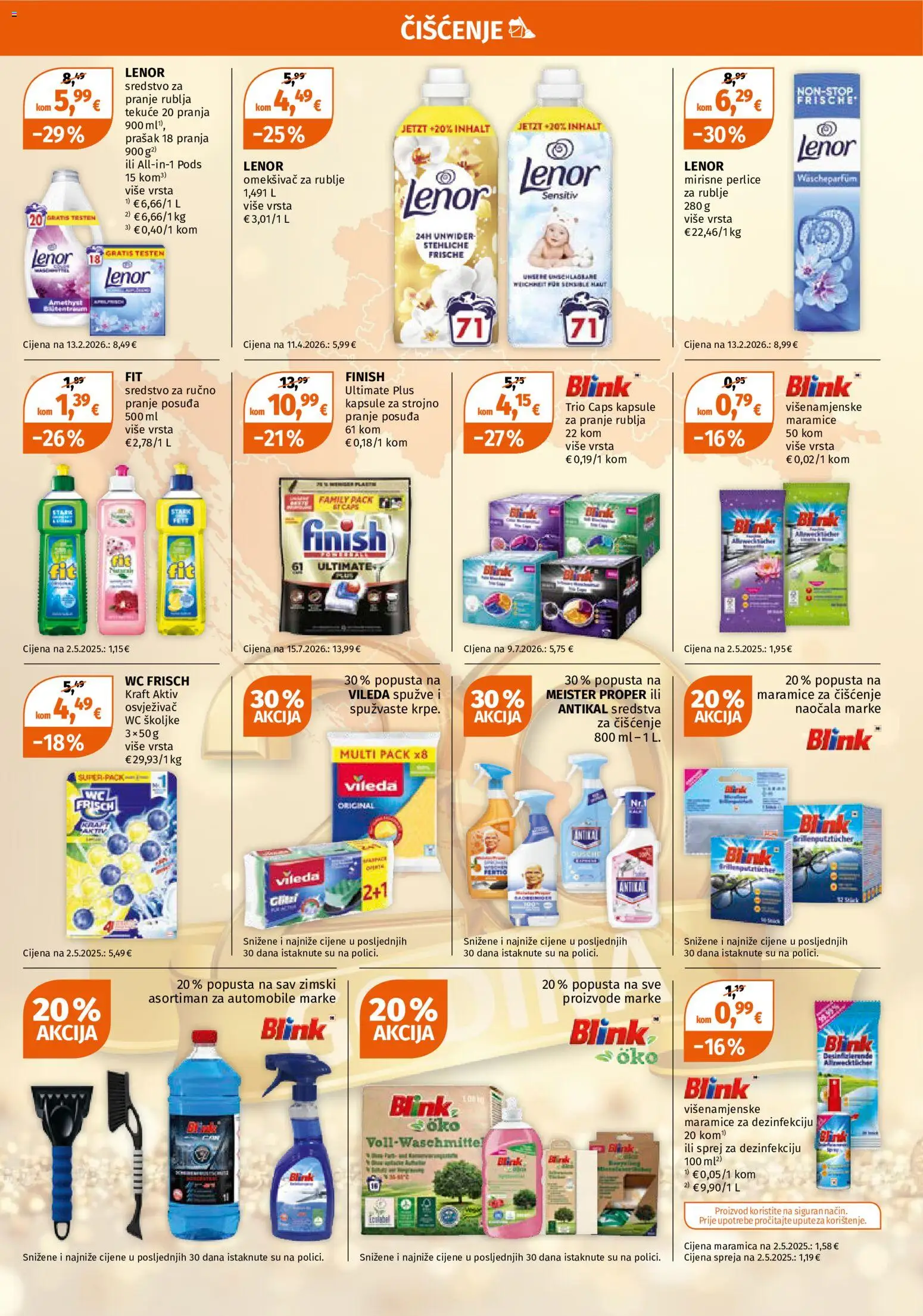 Müller katalog | vrijedi od 02.11.2026 | Stranica: 9 | Proizvodi: Maramice, Finish, Vileda, Lenor