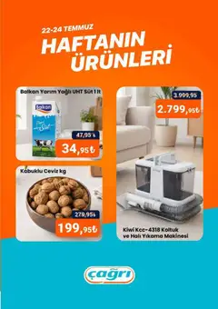 22 Temmuz 2026 tarihinden itibaren geçerli olan Çağrı Market kataloğu önizlemesi