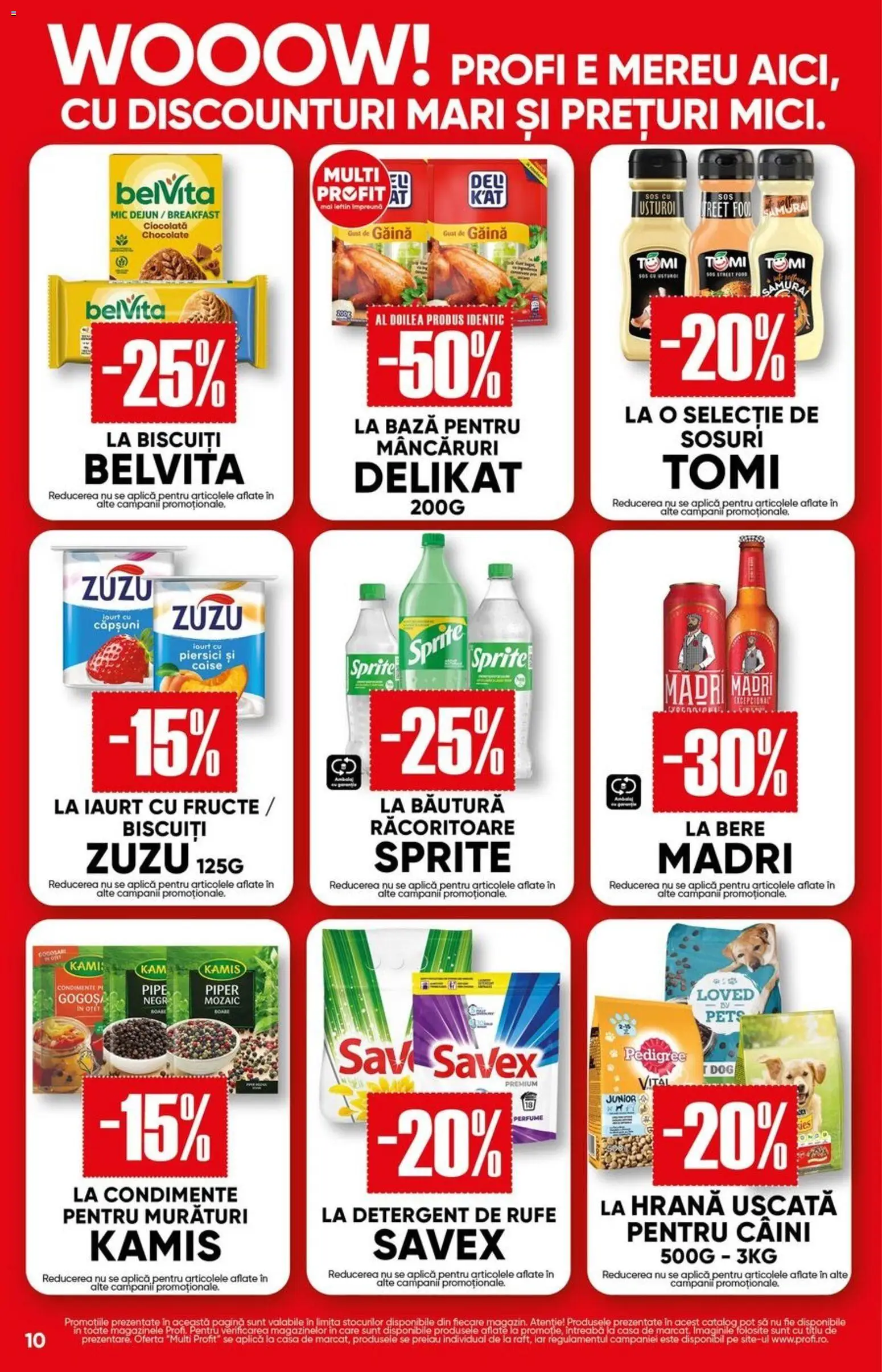 Noul catalog Profi – valabil de la 03.09.2026 | Pagină: 10 | Produse: Premium, Zuzu, Piersici, Piper