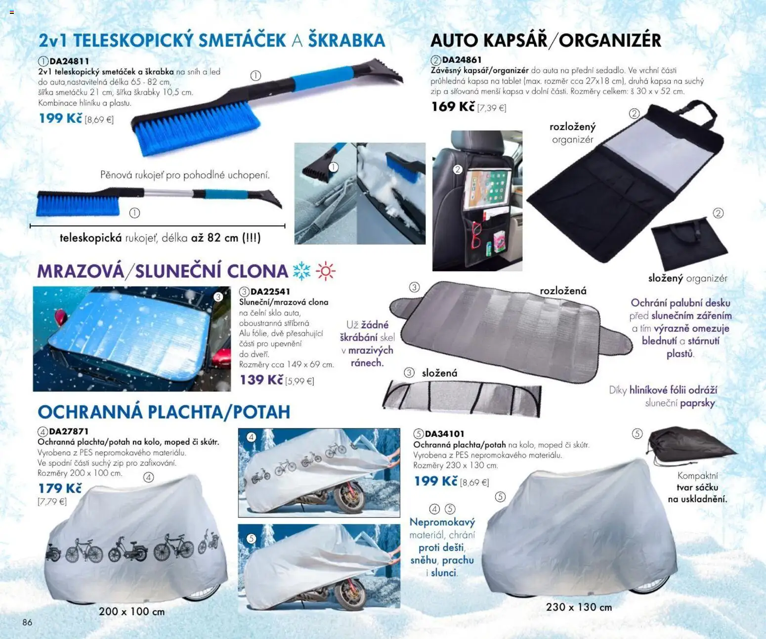 Nové Dedra akcie – leták je platný od 01.10.2026 | Strana: 86 | Produkty: Organizér, Tablet, Led, Škrabka