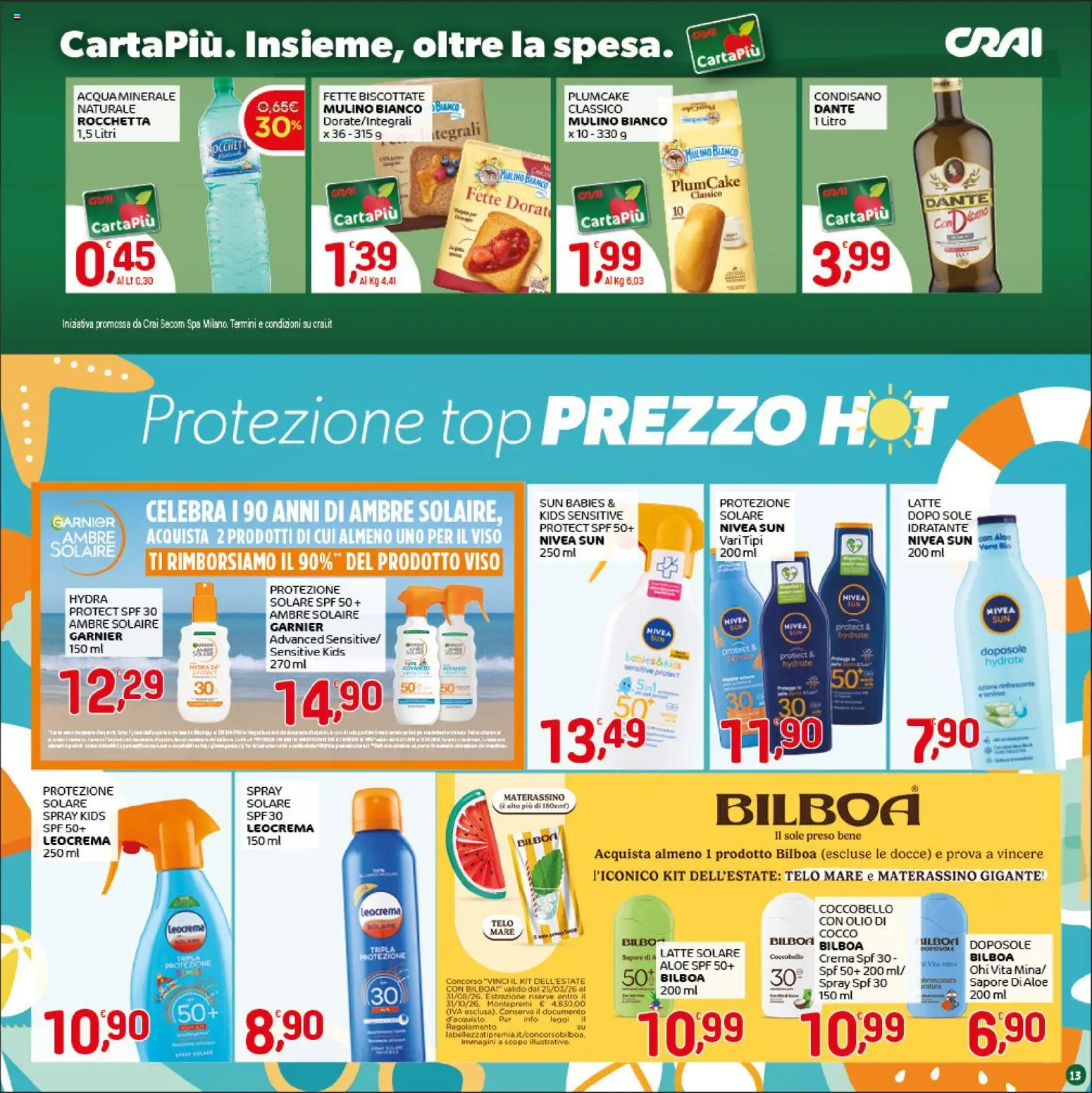 Volantino CRAI del 30.04.2026 | Pagina: 13 | Prodotti: Crema, Latte, Cocco, Fette biscottate