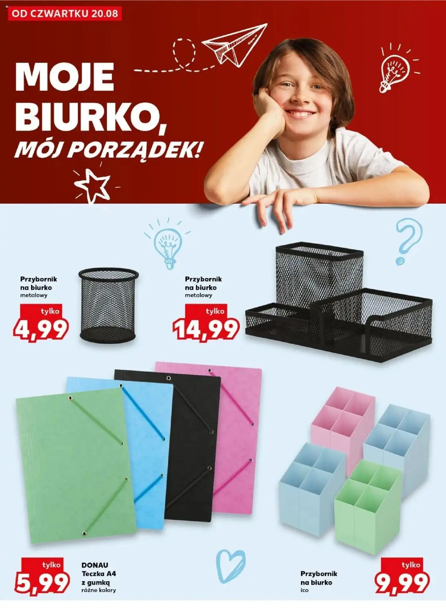 Kaufland gazetka - Wszystko do szkoły od 20.08.2026 - od jutra PDF | Strona: 30 | Produkty: Biurko