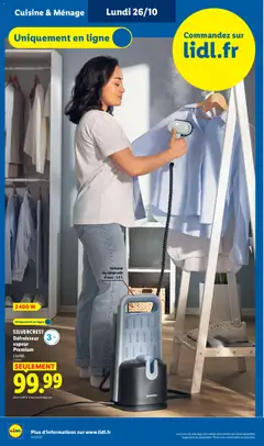 LIDL - Prévisualisation de LIDL catalogue valide à partir de 22/10/2026 | Page: 50 | Produits: Silvercrest, Réservoir d'eau, Defroisseur vapeur, Silvercrest defroisseur vapeur