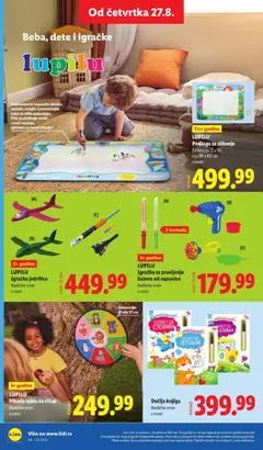 Lidl katalog - pregled Lidl kataloga - važi od 27.08.2026 | Strana: 84 | Proizvode: Igračke