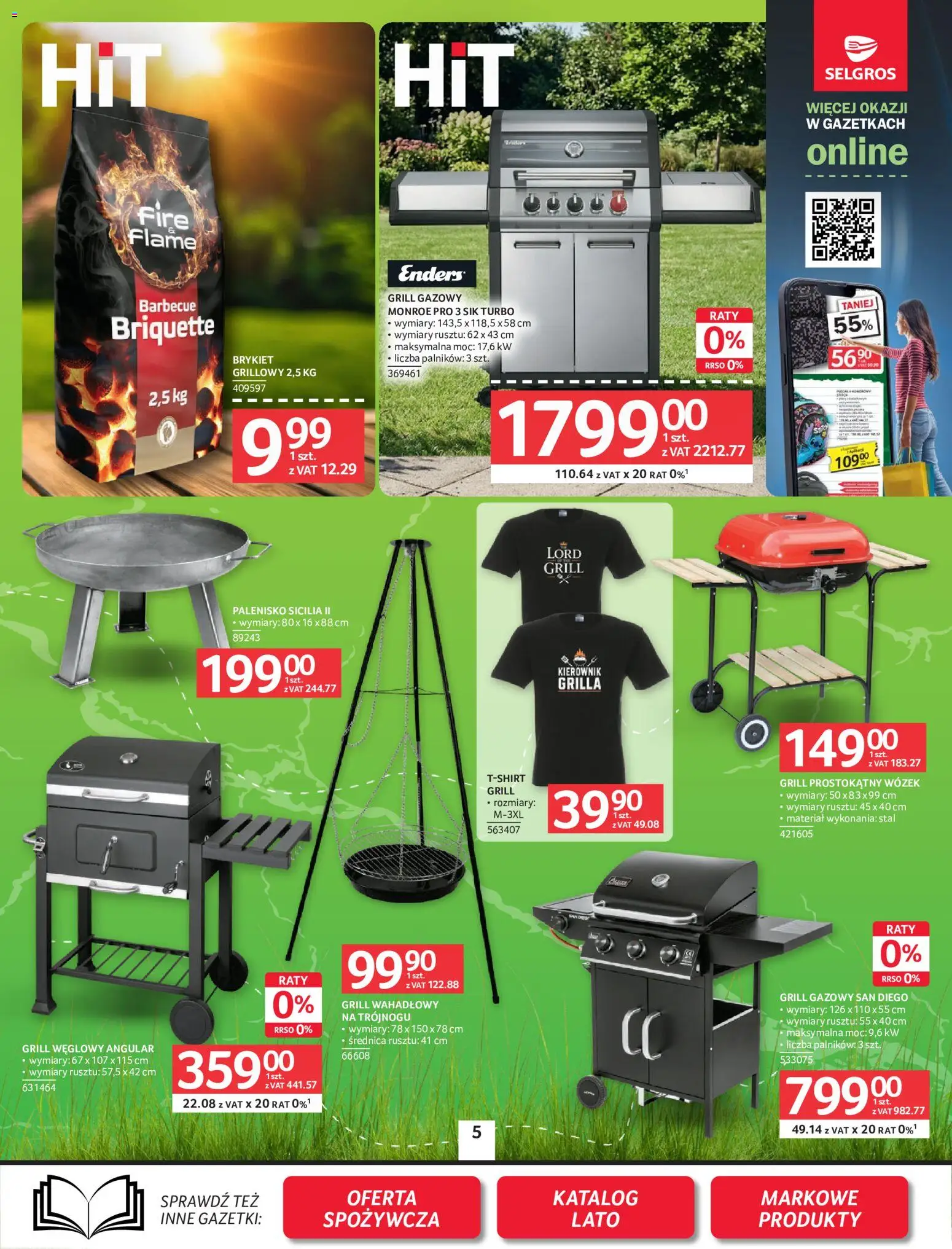 Selgros cash&carry gazetka - Oferta przemysłowa od 16.07.2026 | Strona: 7 | Produkty: Grill, Grill gazowy