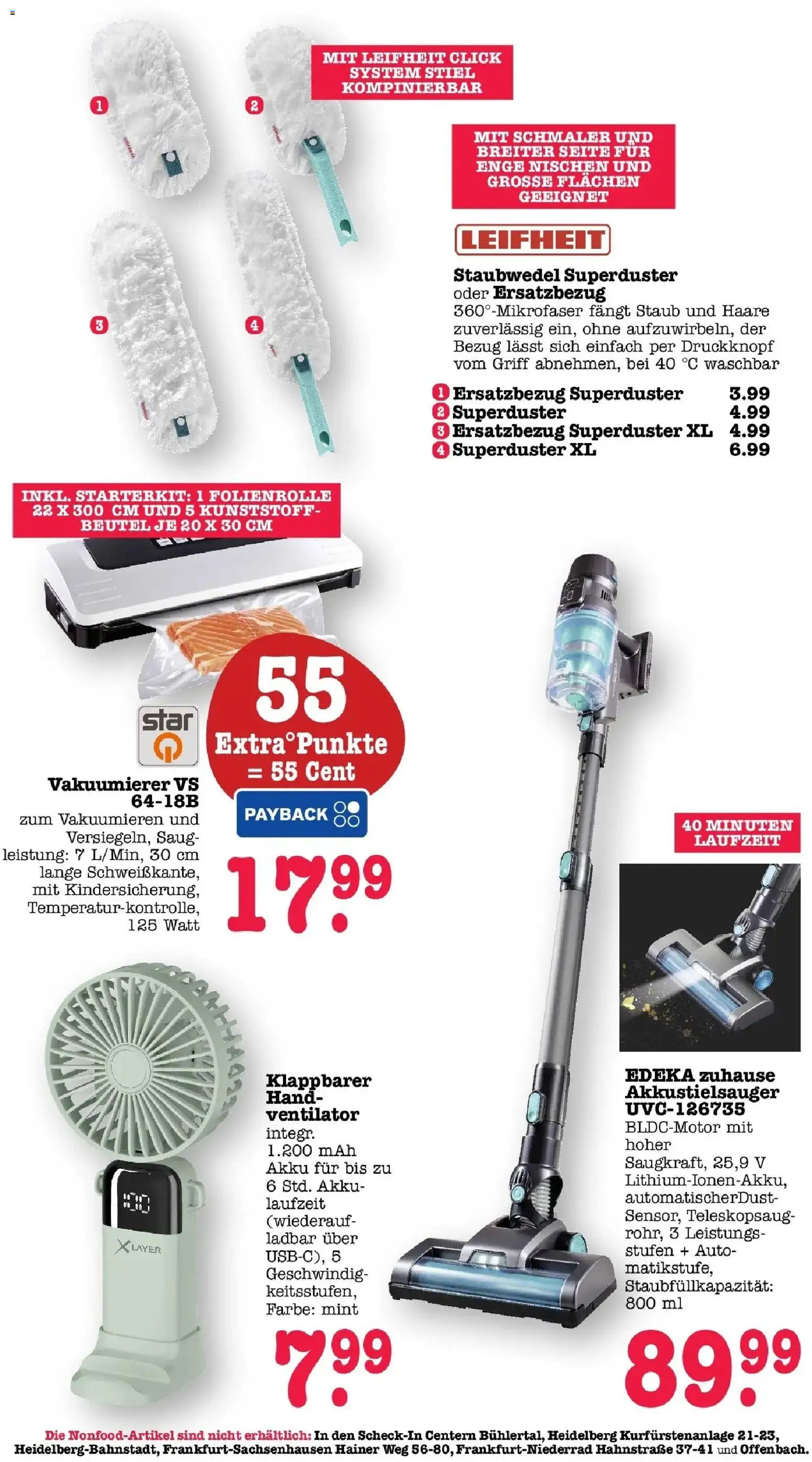Edeka Prospekt Mainz-Weisenau – gültig ab 27.07.2026 | Seite: 57 | Produkte: Ventilator, Vakuumierer