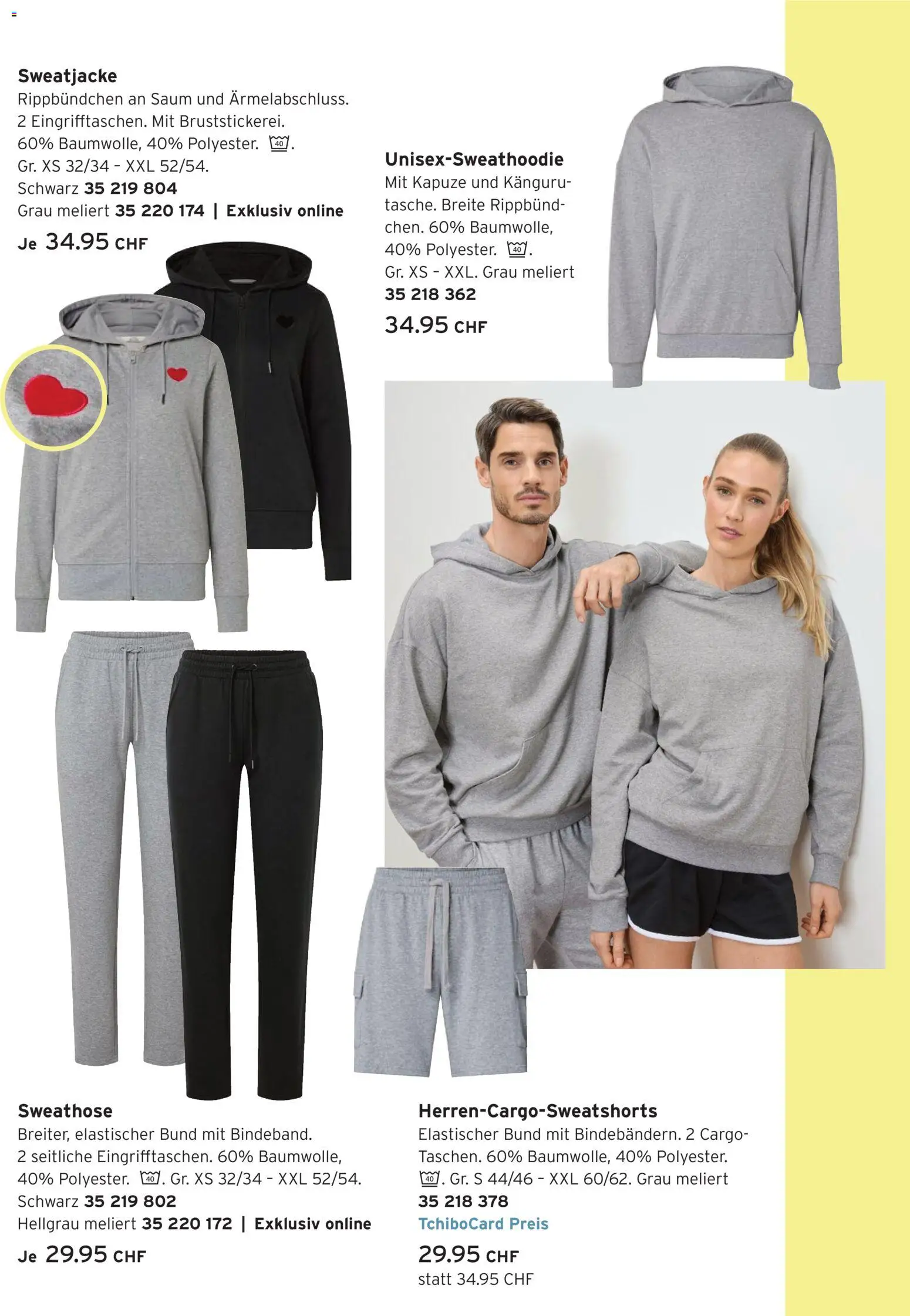 Tchibo aktionen Anpfiff zum WM-Sommer – gültig ab 12.05.2026 | Seite: 6 | Produkte: Sweathose, Sweatjacke