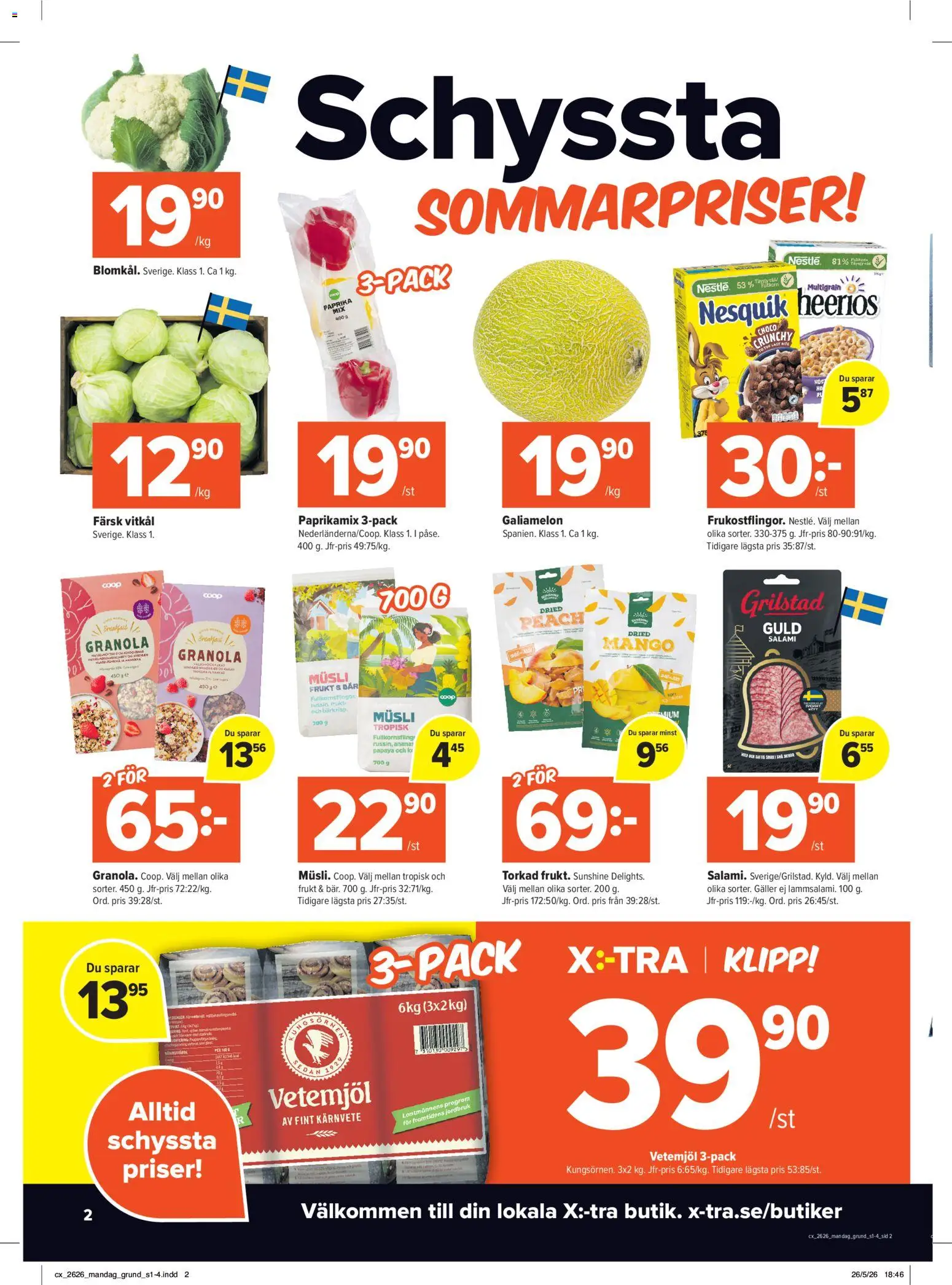 Coop Daglivs reklamblad aktuell från 22.06.2026 | Sida: 2