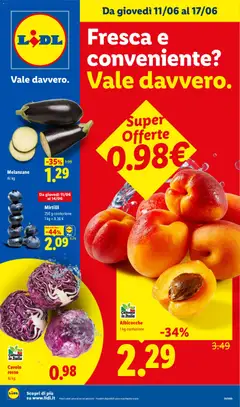 Anteprima del volantino Lidl volantino Fresca e conveniente valido a partire dal 11.06.2026
