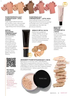 Pogląd oferty "Mary Kay Katalog" - ważna od 16.04.2026 | Strona: 23 | Produkty: Wideo, Puder, Krem CC, Krem