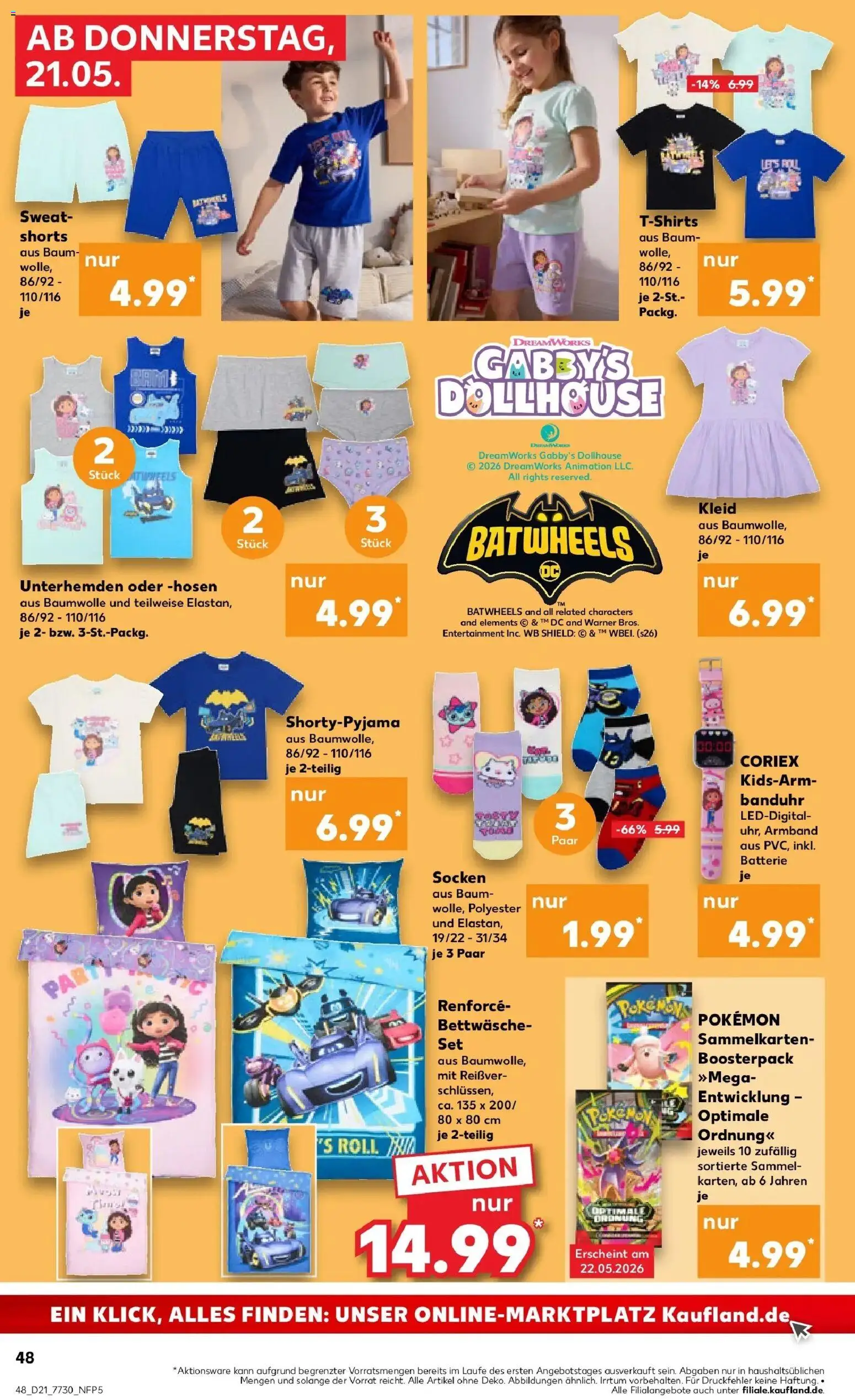 Kaufland Prospekt Gunzenhausen – gültig ab 18.05.2026 | Seite: 53 | Produkte: Bettwäsche, Batterie, Socken, Kleid
