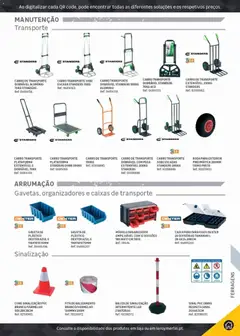 Pré-visualização Leroy Merlin Catálogo Pro válido de 09/06/2026 | Página: 305 | Produtos: Escada, Baterias, Caixa, Organizador
