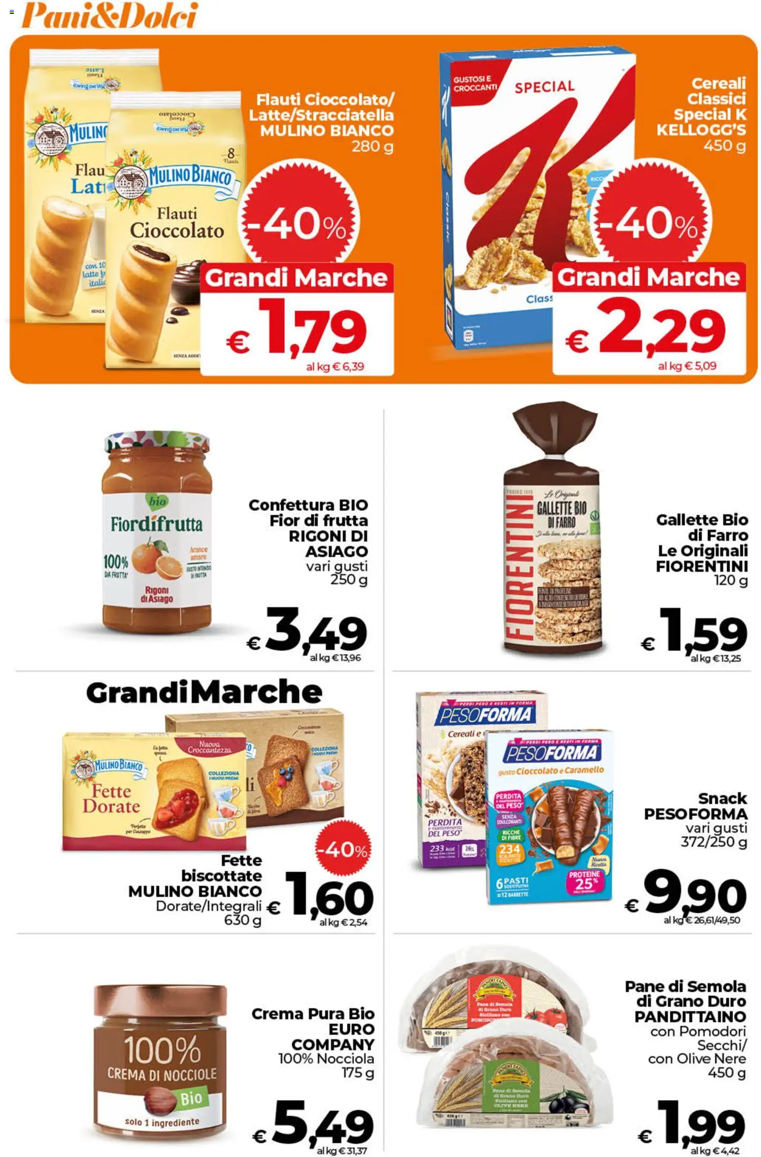 Volantino Ipercoop del 11/09/2026 | Pagina: 42 | Prodotti: Frutta, Olive, Nocciole, Semola