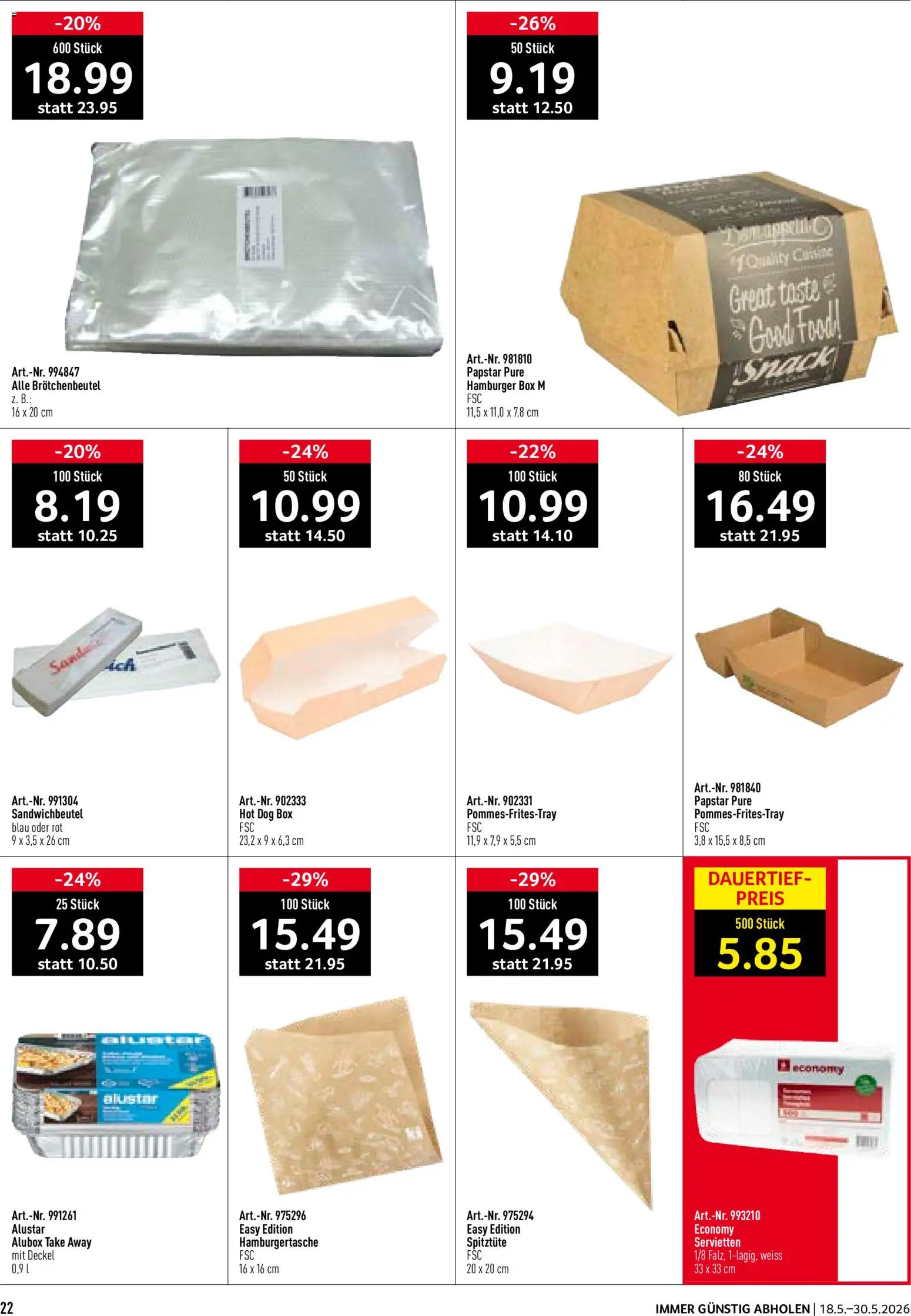 Prodega aktionen Take Away – gültig ab 18.05.2026 | Seite: 22