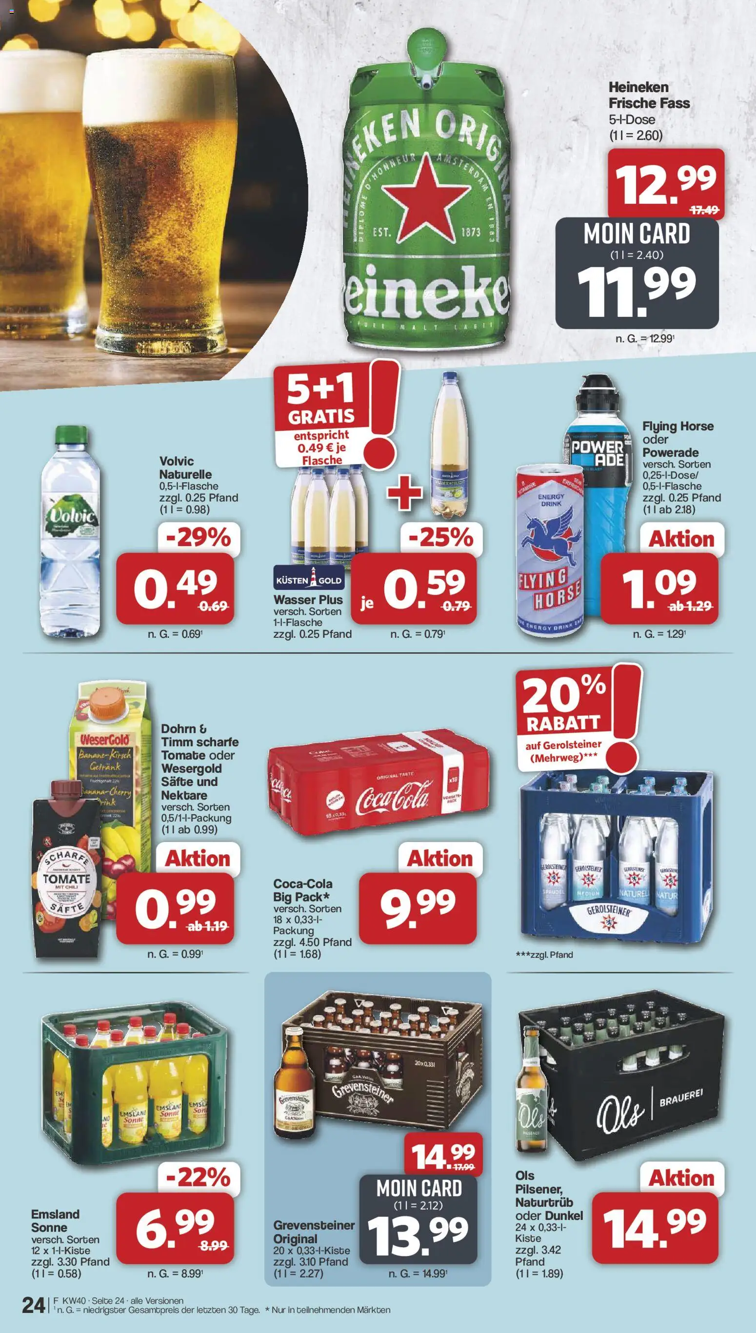 Famila Nordwest Prospekt – gültig ab 28.09.2026 | Seite: 24 | Produkte: Energy, Powerade, Chili, Volvic