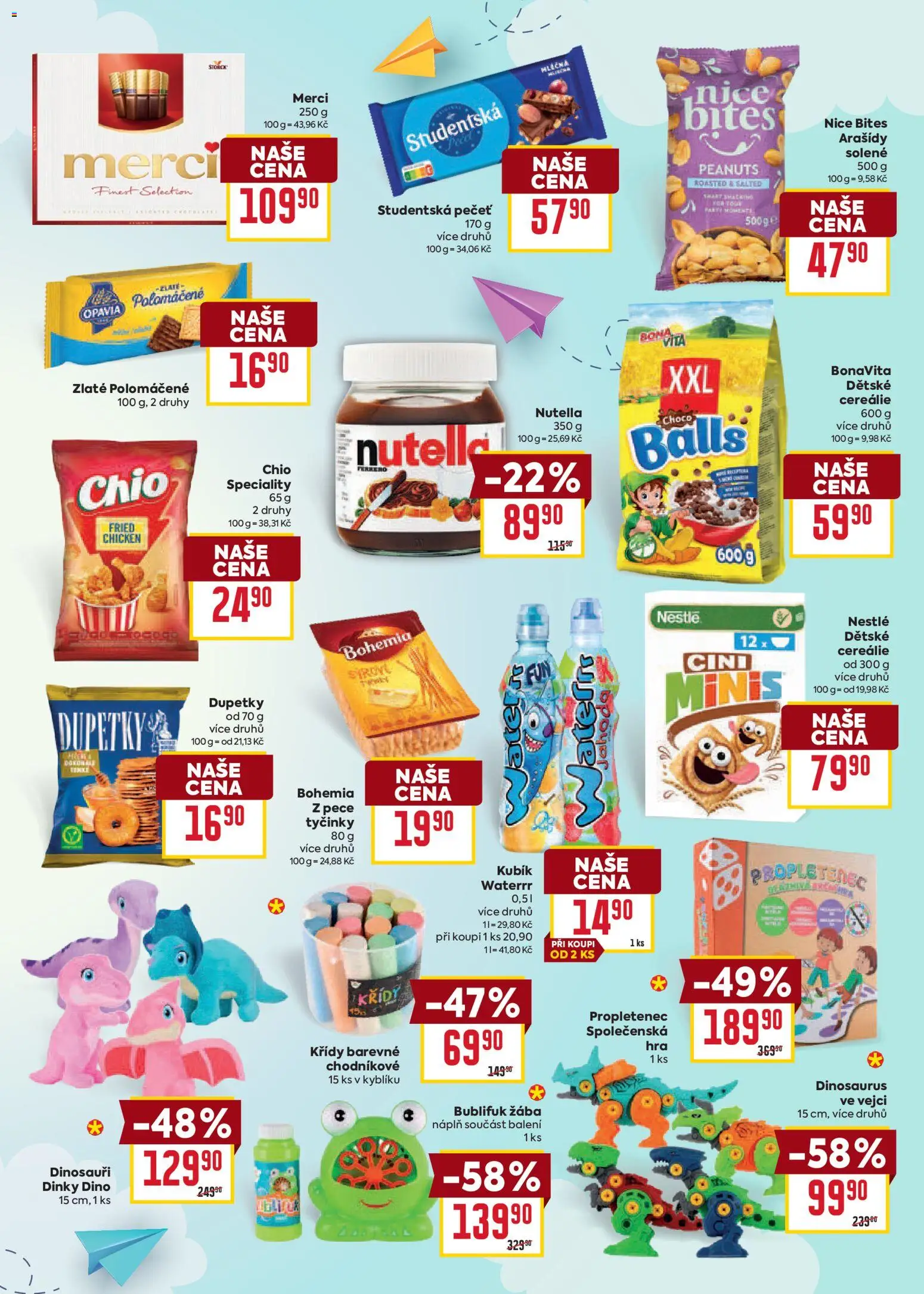 Billa Velký leták od 20.05.2026 | Strana: 15 | Produkty: Dinosaurus, Studentská pečeť, Křídy, Bublifuk