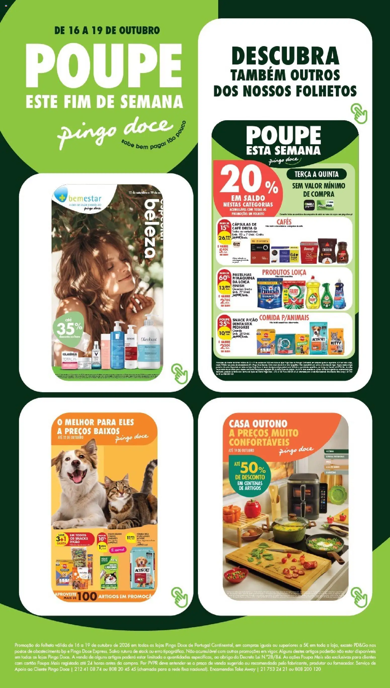 Pingo Doce folheto Poupe Este Fim de Semana │ válido de 16/10/2026 | Página: 24 | Produtos: Delta q, Cápsulas, Snacks, Café