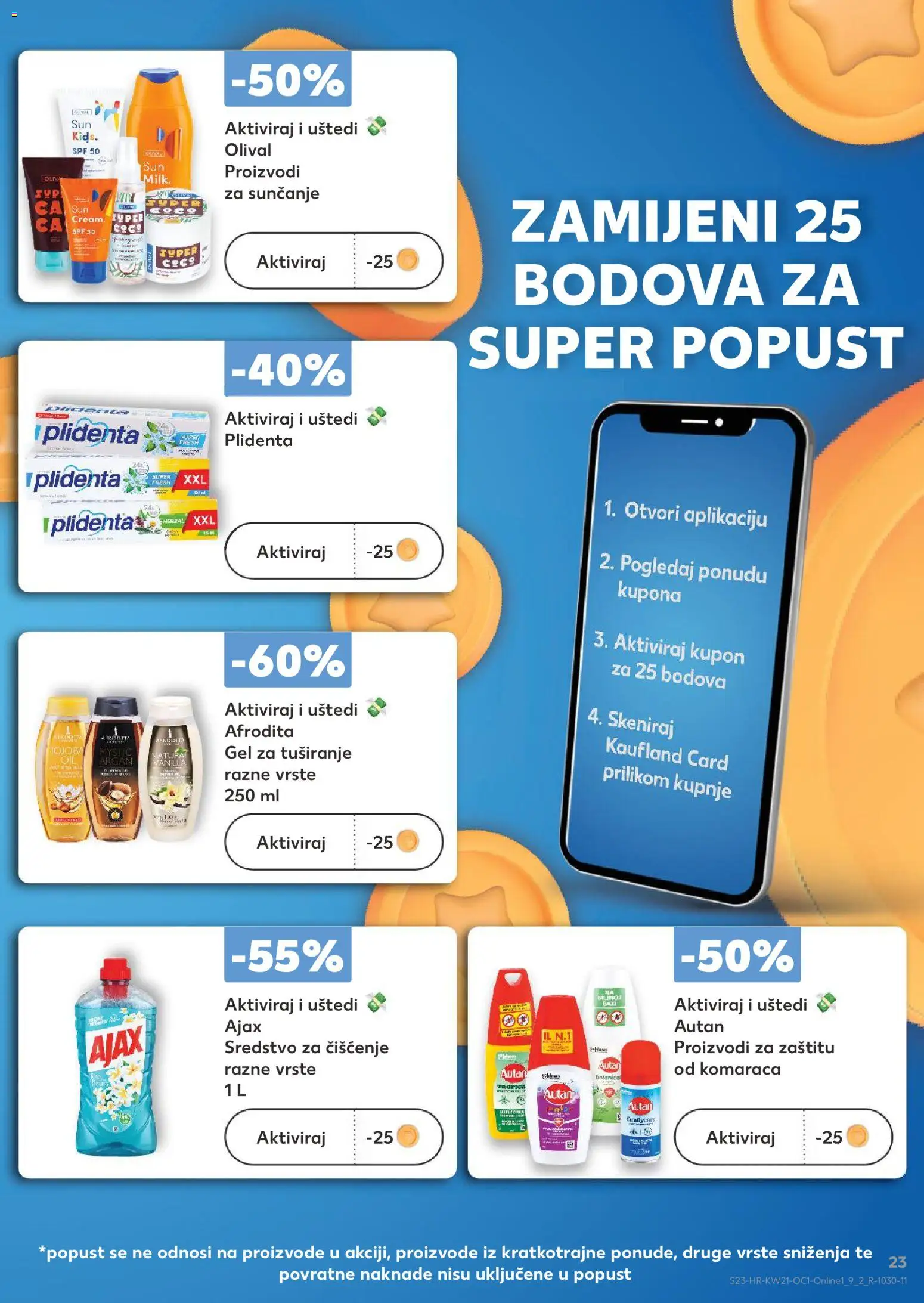 Kaufland katalog | vrijedi od 20.05.2026 | Stranica: 23 | Proizvodi: Gel za tuširanje, Ajax