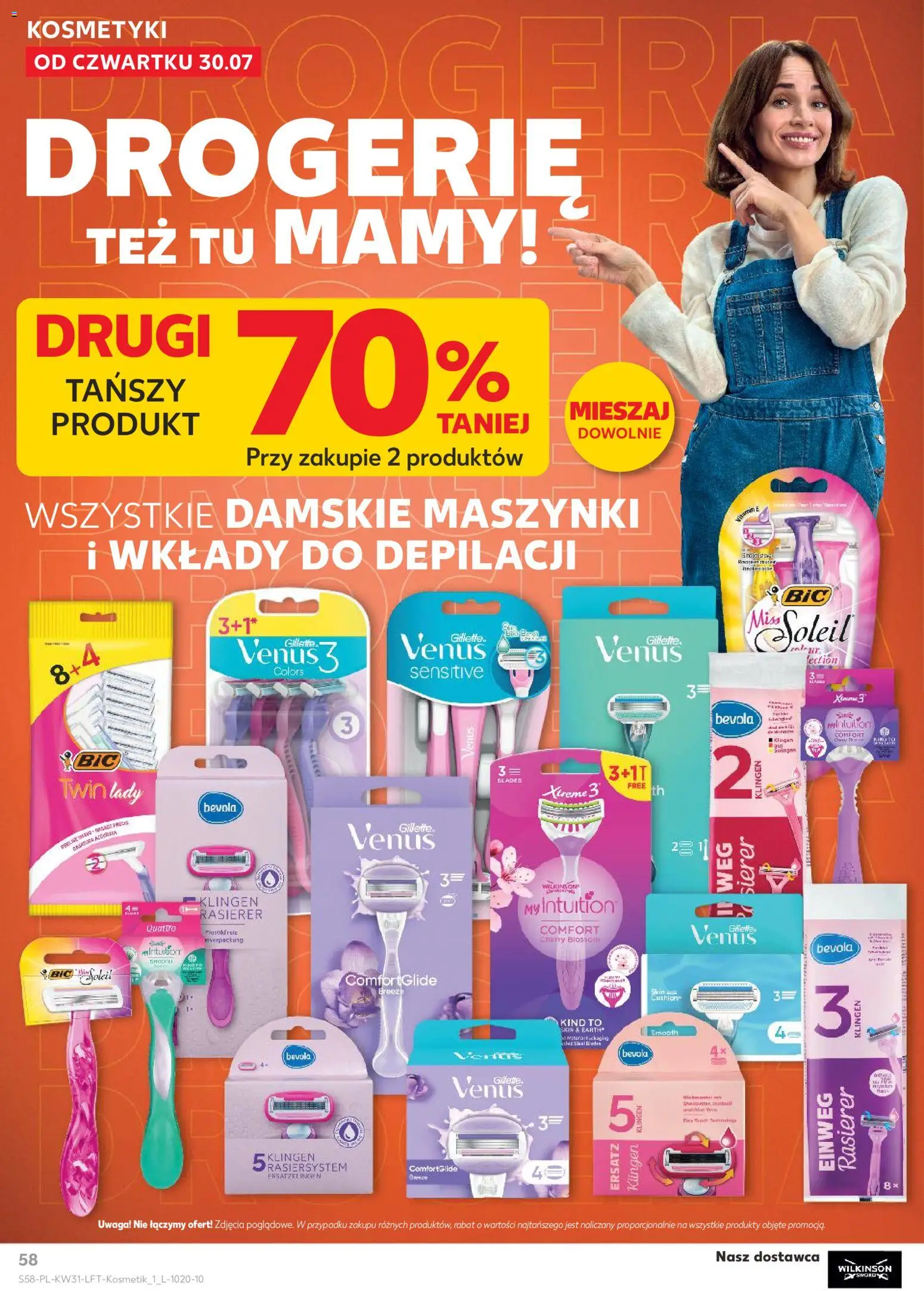 Kaufland gazetka od 30.07.2026 | Strona: 58 | Produkty: Gillette, Kosmetyki