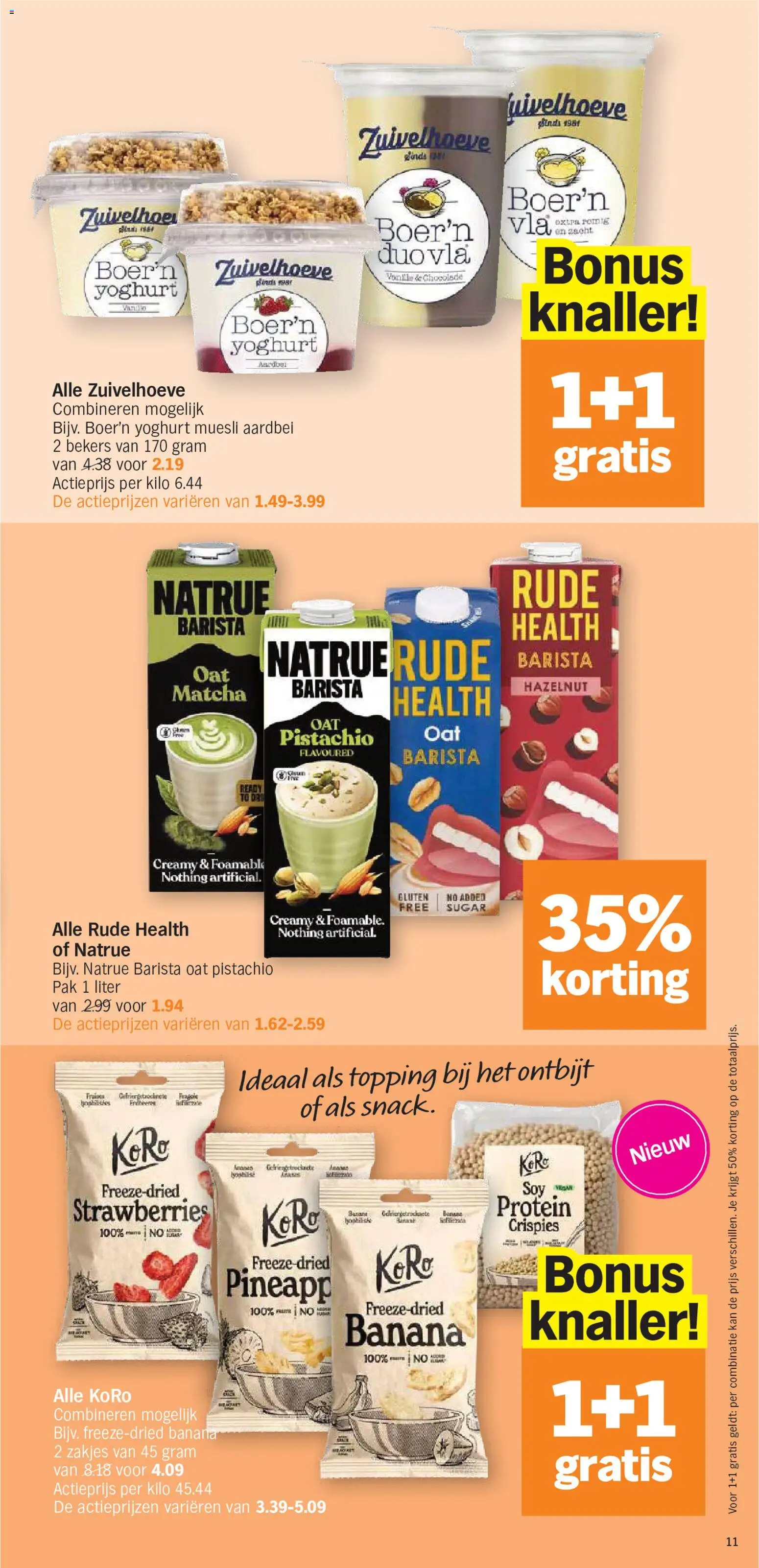 {H1} | Pagina: 11 | Producten: Ananas, Muesli, Kan, Yoghurt