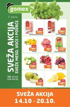Gomex katalog Sveža akcija - pregled Gomex kataloga - važi od 14.10.2026