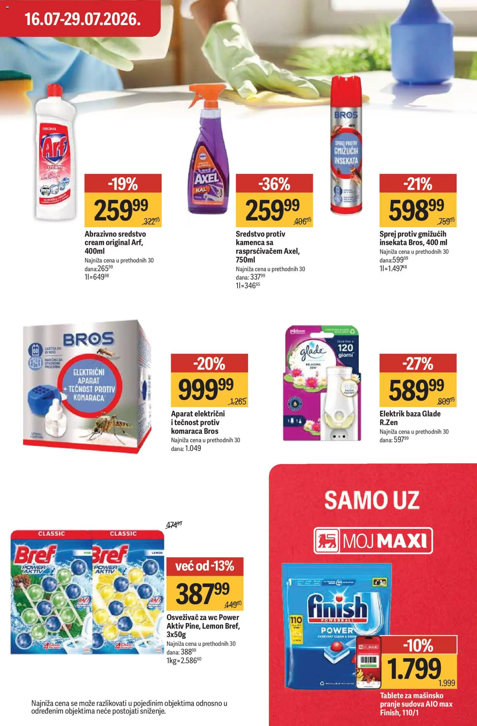 Maxi katalog - važi od 16.07.2026 | Strana: 37 | Proizvode: Bref, Finish, Wc
