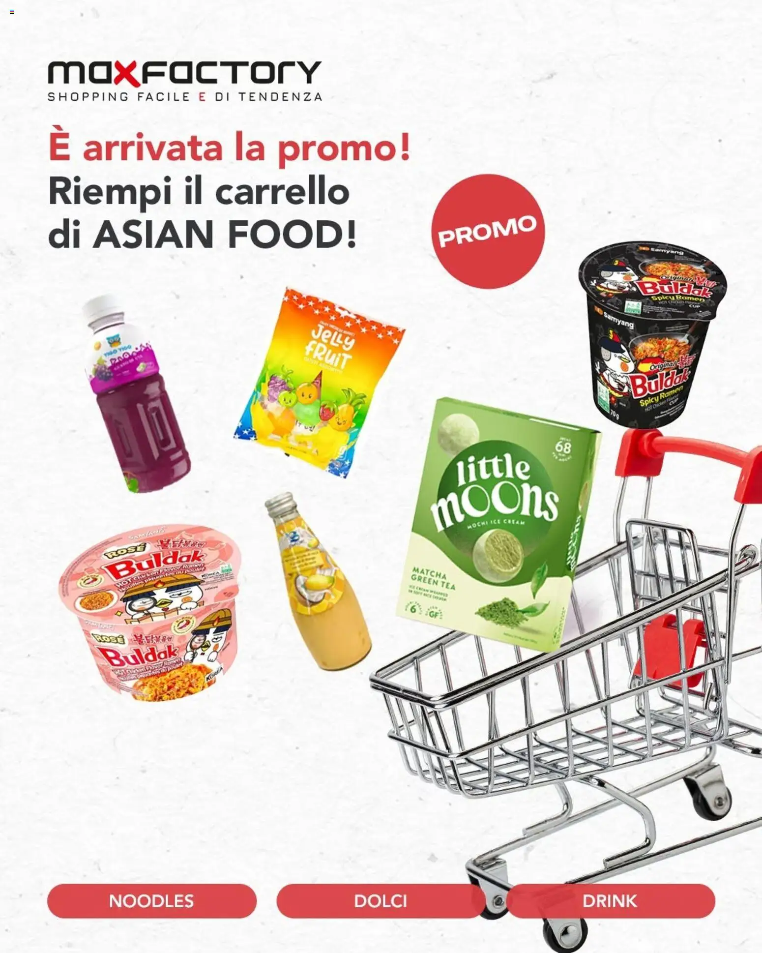 Volantino Max Factory del 16.06.2026 | Pagina: 1 | Prodotti: Carrello