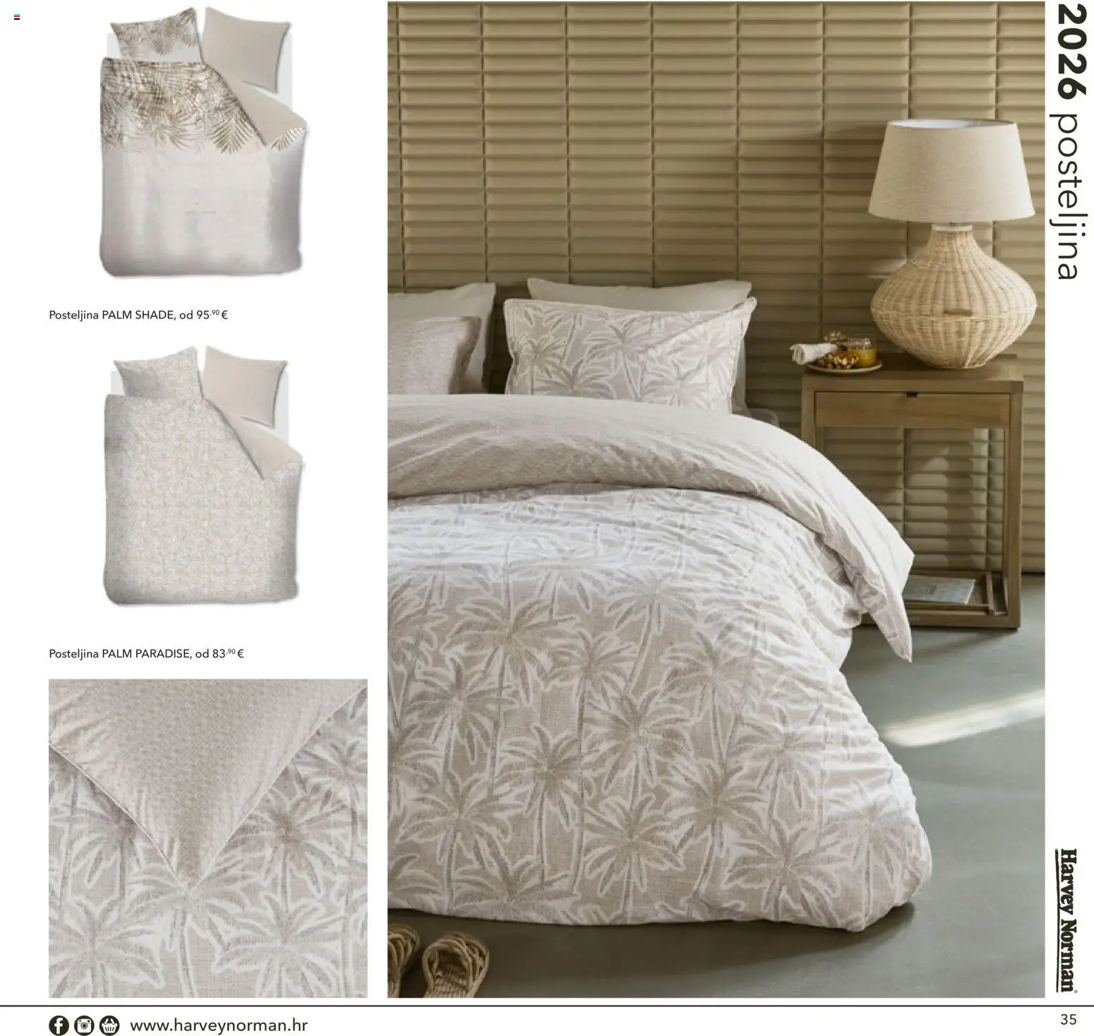Harvey Norman katalog | vrijedi od 05.06.2026 | Stranica: 35 | Proizvodi: Posteljina