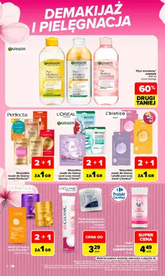 Pogląd oferty "Carrefour gazetka - Siebie znasz najlepiej" - ważna od 07.09.2026 | Strona: 8 | Produkty: Makijaż, Maska, Płatki, Woda