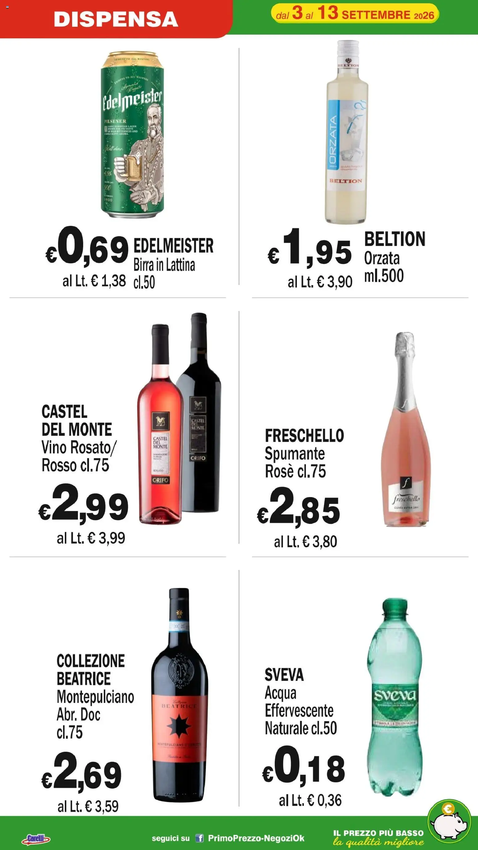 Volantino Primo Prezzo del 03/09/2026 | Pagina: 11