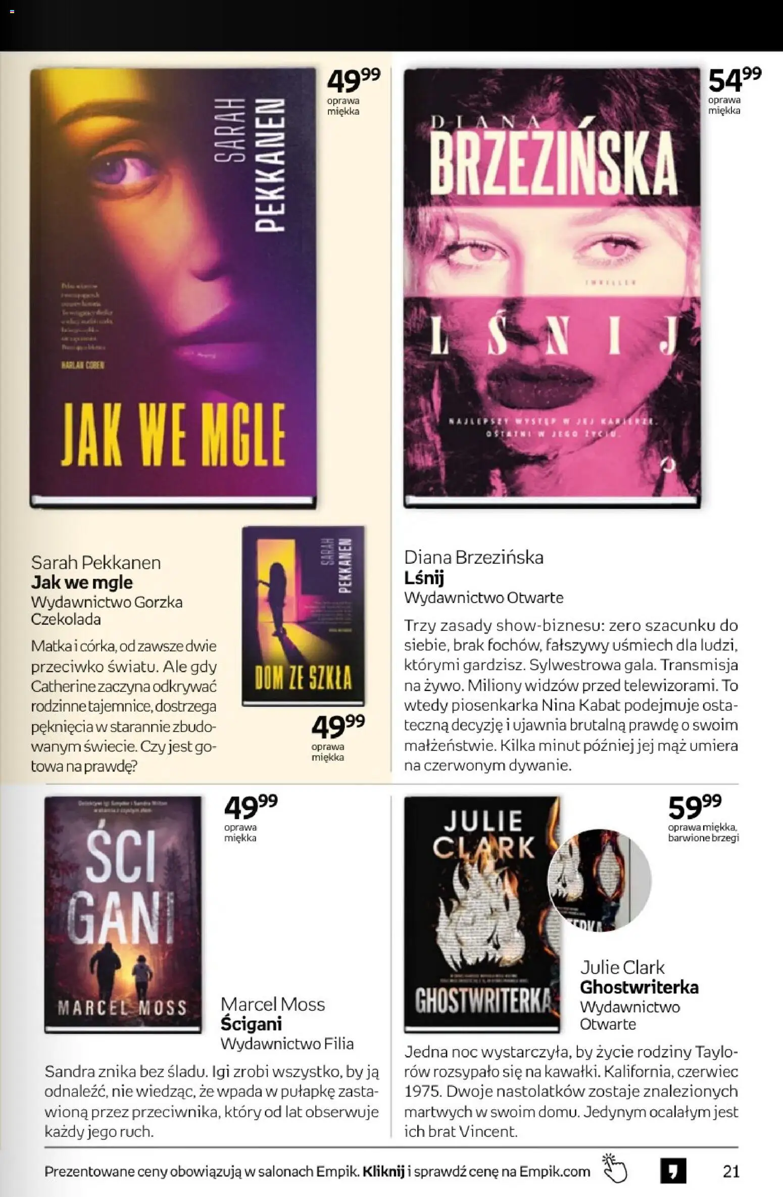 Empik promocje - Tom kultury Książki od 15.07.2026 | Strona: 21 | Produkty: Czekolada