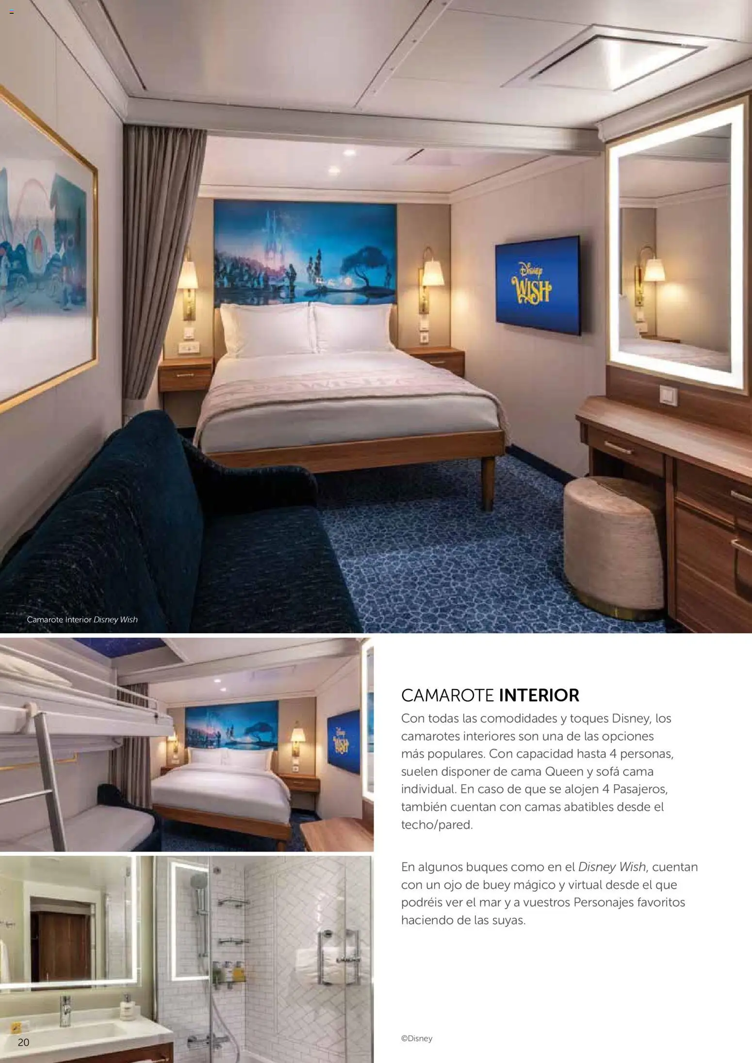 Viajes El Corte Inglés Disney Cruise Line │ válido desde el 07.04.2026 | Página: 20 | Productos: Sofá cama, Cama, Sofá