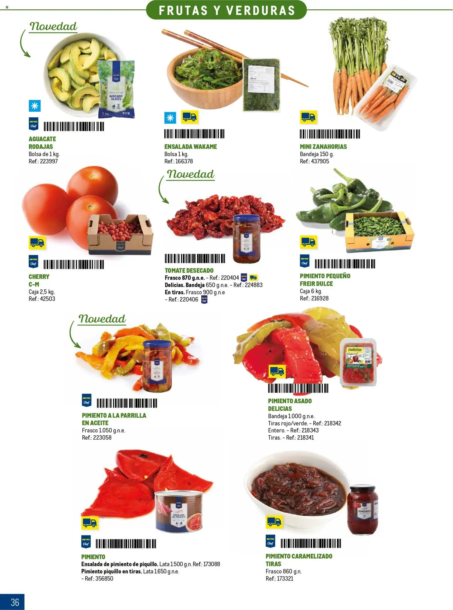 Makro Especial Catering │ válido desde el 16/03/2026 | Página: 36 | Productos: Κάδος απορρυμάτων, Ensalada, Bolsa, Caja