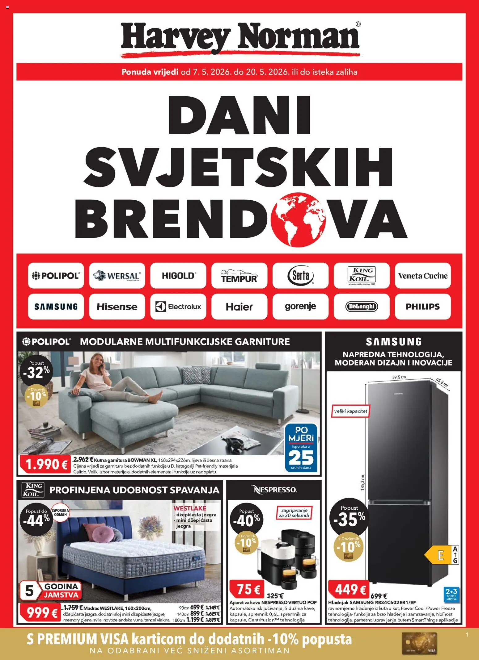 Harvey Norman katalog | vrijedi od 07.05.2026 | Stranica: 1